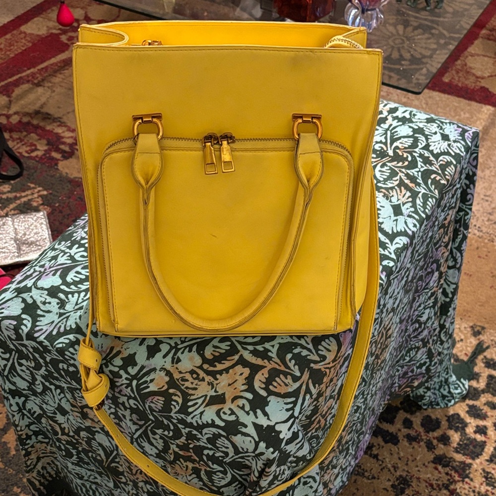 Yellow Women's Handbag by brenice multifunctional